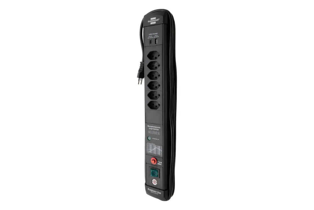 Brennenstuhl Steckdosenleiste Premium-Line 6x3xUSB 3m
