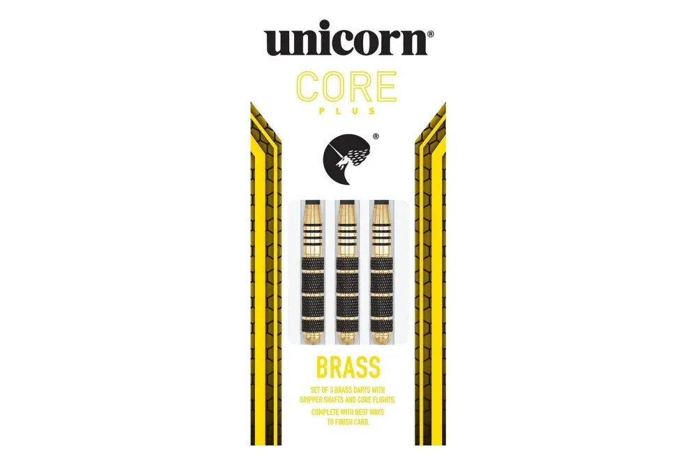 Unicorn Dart Pfeile 3er Set, 23 g, schwarz