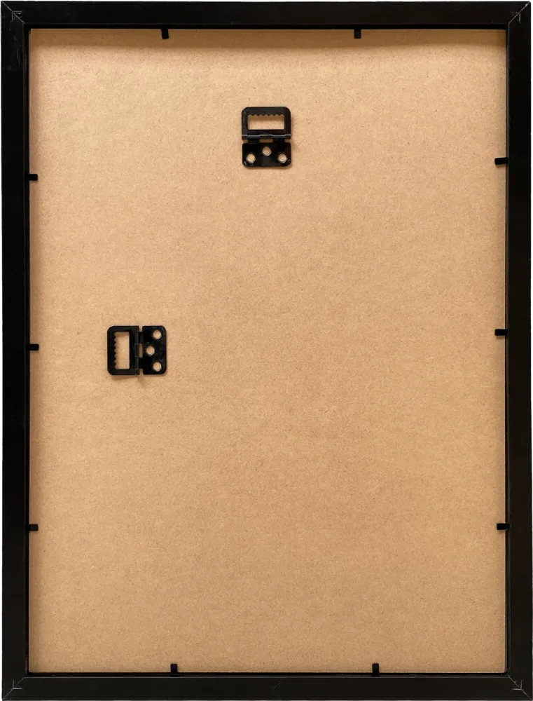 MDF Bilderrahmen 29.7x42cm A3 schwarz