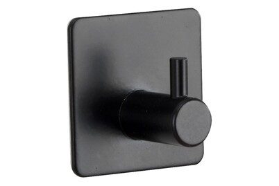 Wenko Wandhaken Mod. Ureo Schwarz, 2er