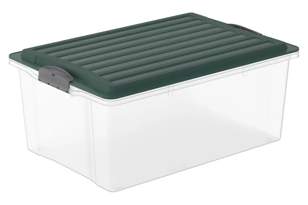 Rotho Stapelbox mit Deckel Oecoplan | 57 × 40 x 25 cm | A3 / 38 l