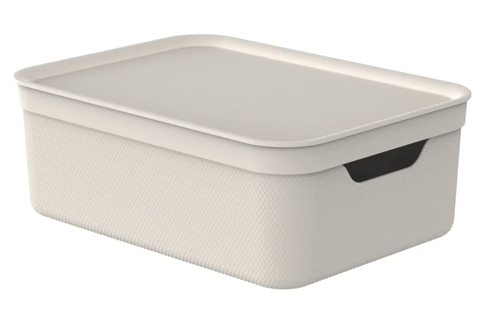Rotho Aufbewahrungsbox mit Deckel Alvra | 36.5 x 26.5 x 13.3 cm | A4 / 10 l