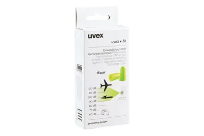 uvex 2112133 x-fit Gehörschutzstöpsel 37 dB einweg 15 Paar