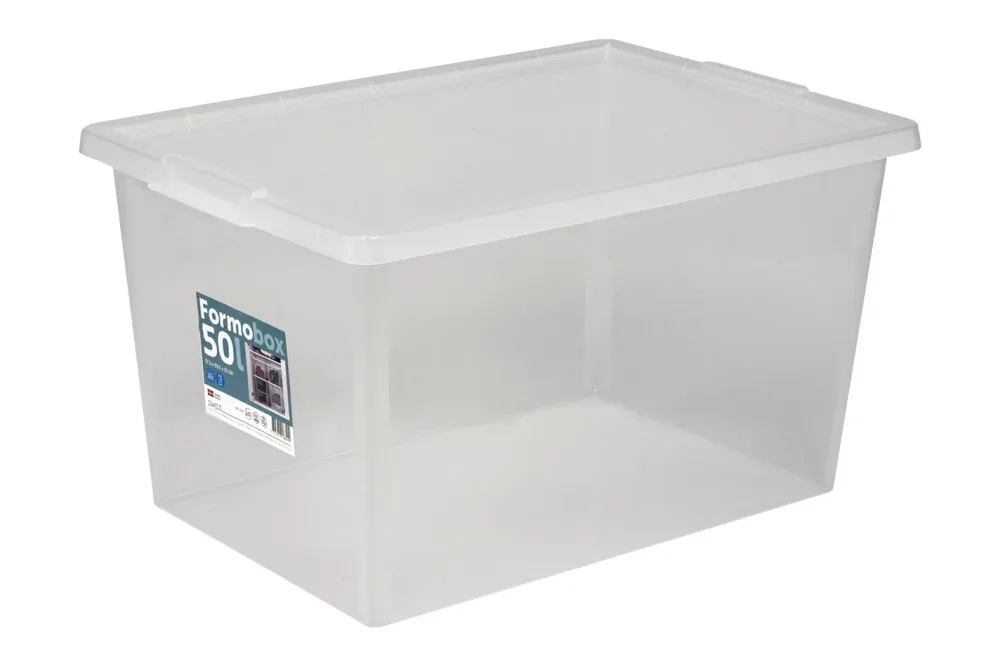 Plast1 Aufbewahrungsbox 50 L transparent