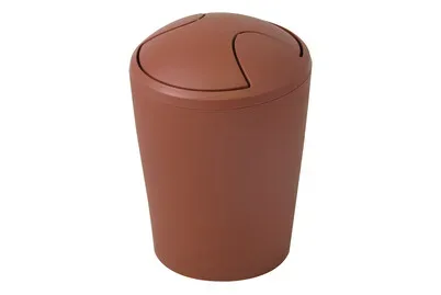 Spirella Schwingdeckeleimer Move 5L Terrakotta