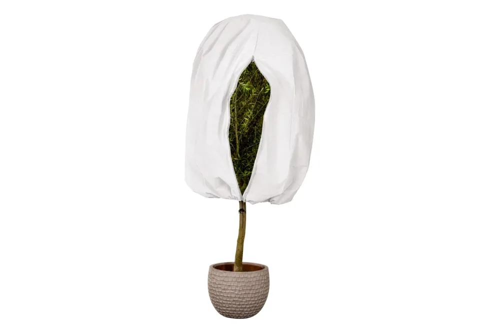 Winterhaube Ø115x120cm 70g/m2 weiss 2x