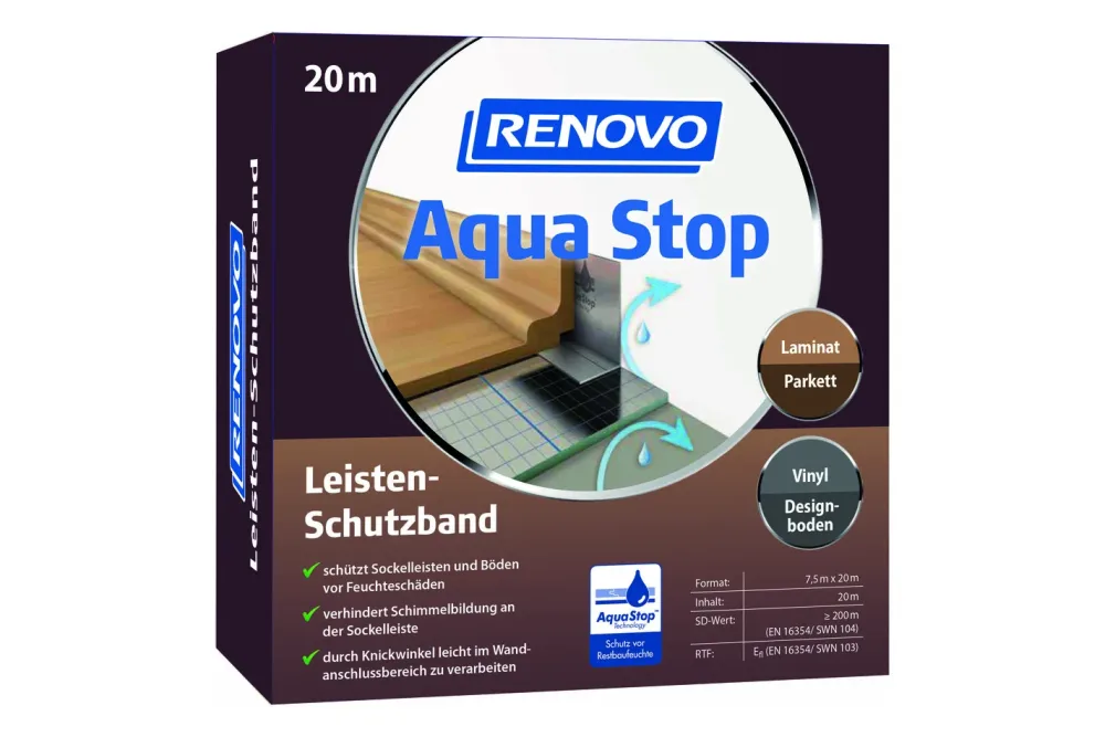 Renovo Schutzband Leisten-Schutzband 248350 | 2.2 mm | Kunststoff