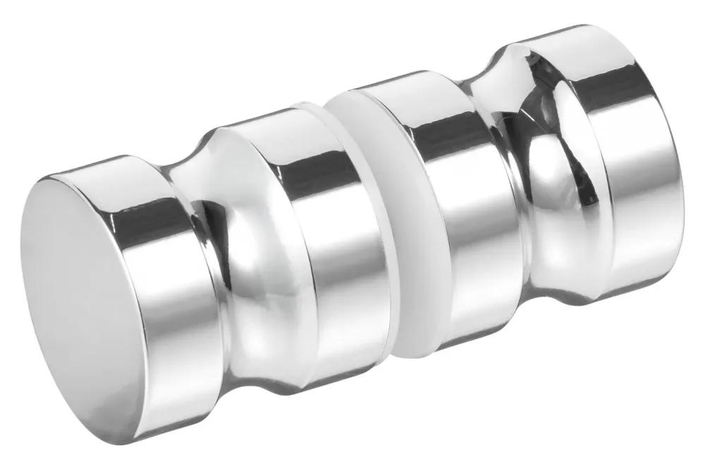 Duschtürknauf Rund Aluminium