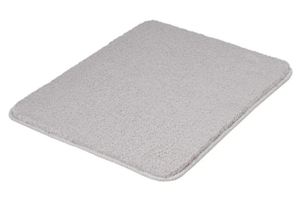 Kleine Wolke Badteppich Marco Silbergrau | 50 x 60 cm | Polyester