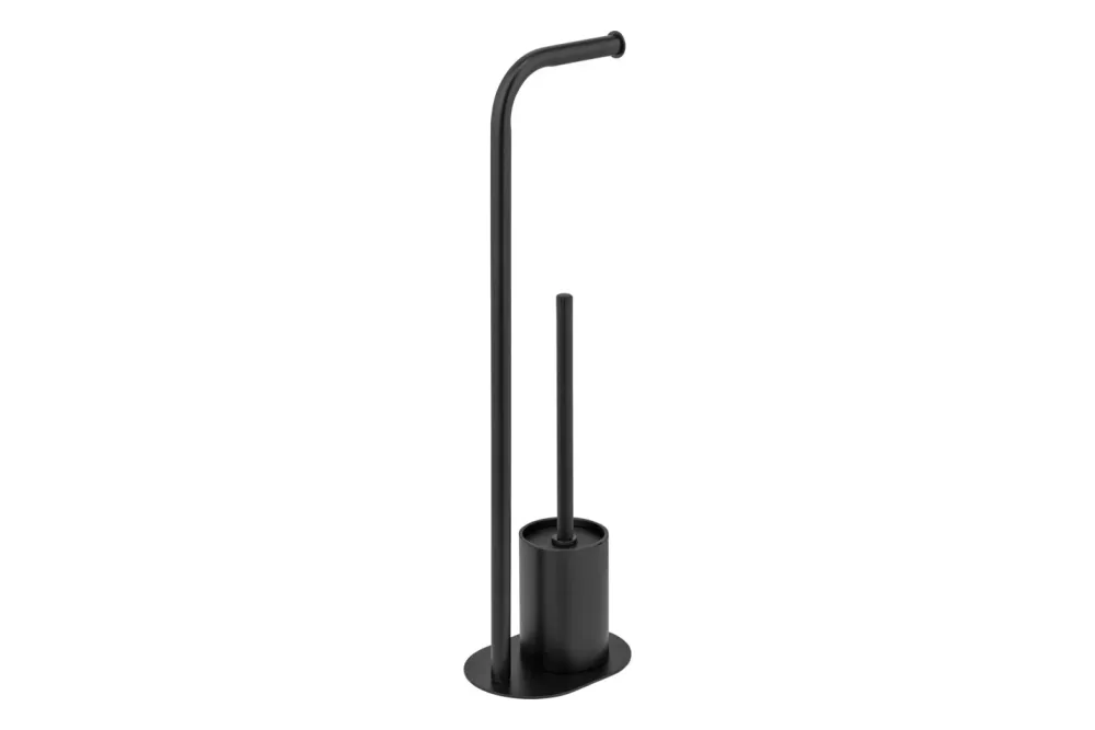 Wenko WC-Garnitur Levante | Schwarz