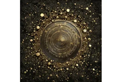 Handpainting 70x70 Th627 Molten Halo