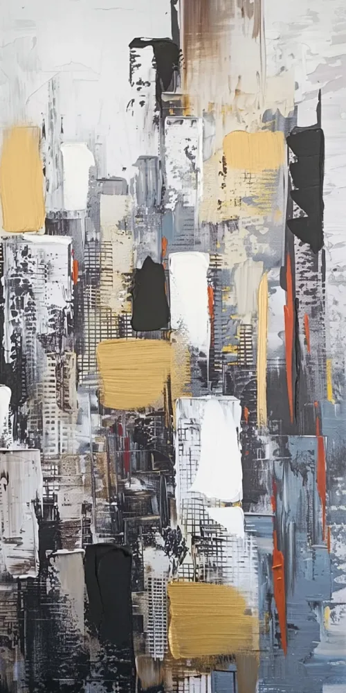 Handpainting 50x100 Abstract