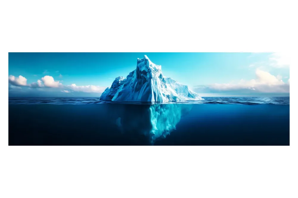 Wandbild 30x97 Iceberg