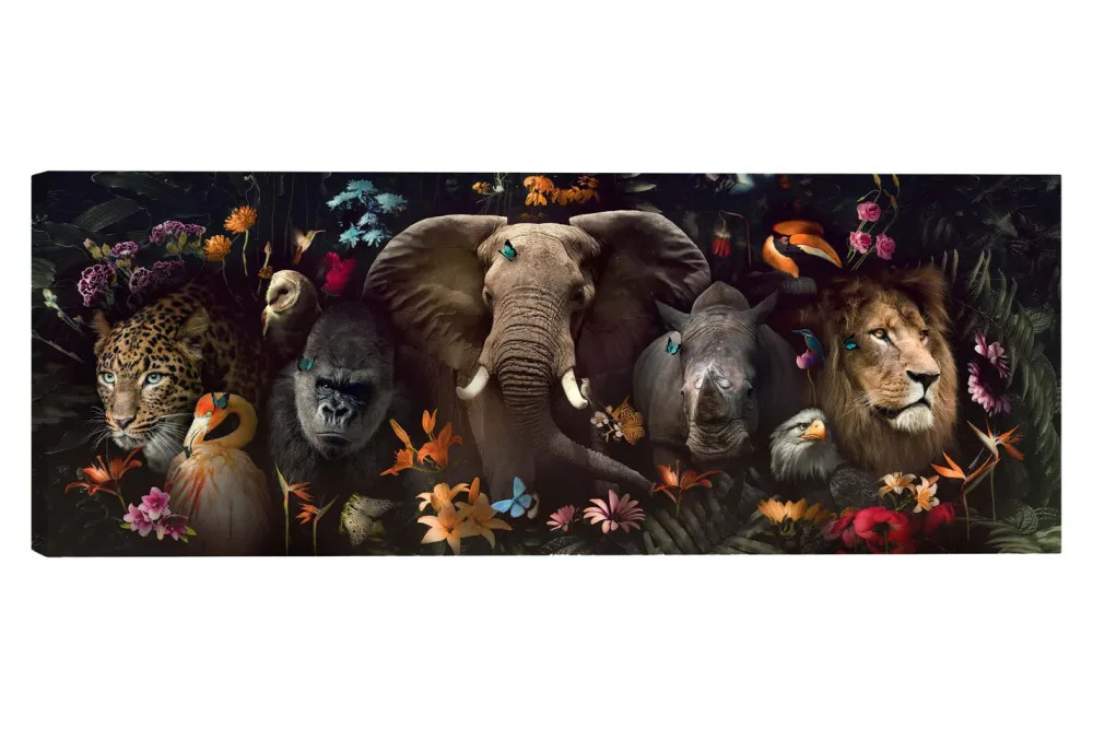 Wandbild 57x150 Wildlife Dream
