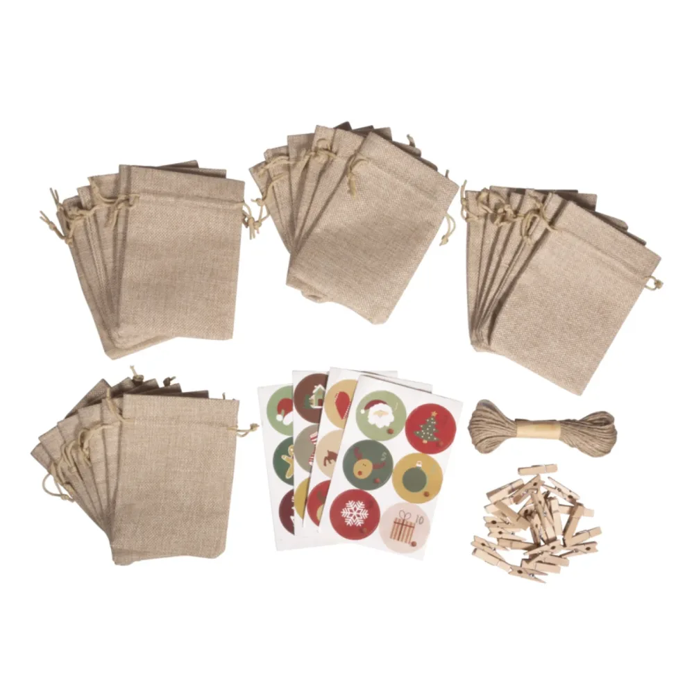 BP Adventskalender inkl. Zahlen 1-24, je 10x14cm, SB-Btl. 1Set
