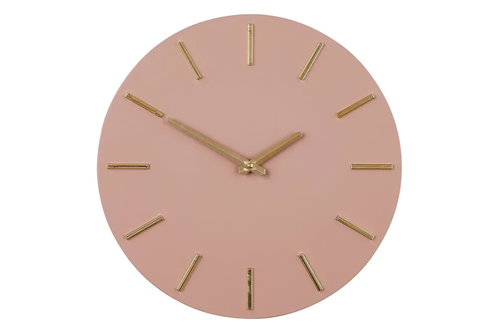 Wanduhr Ø 35.5cm rosa Brixen
