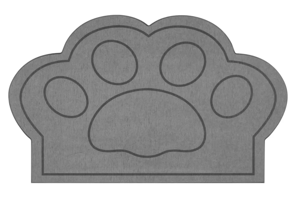 Wenko Haustiermatte Pata | 50 x 30 cm | Grau