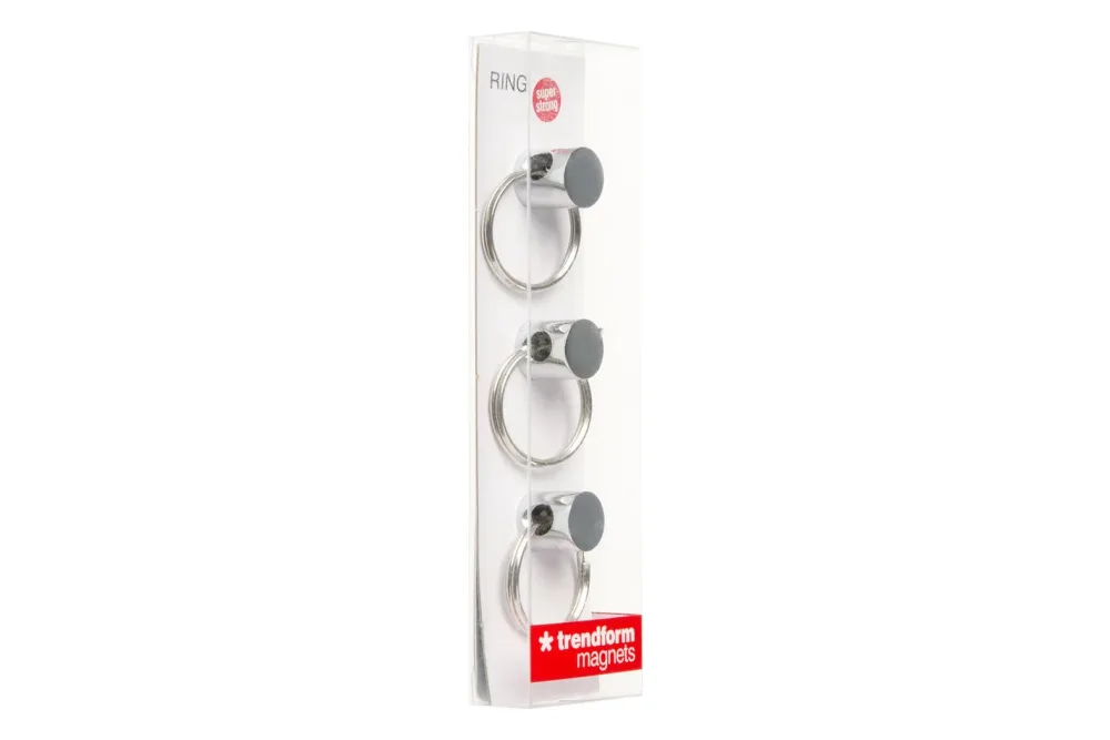 TRENDFORM Magnete RING MM2026 silber 3 St&uuml;ck