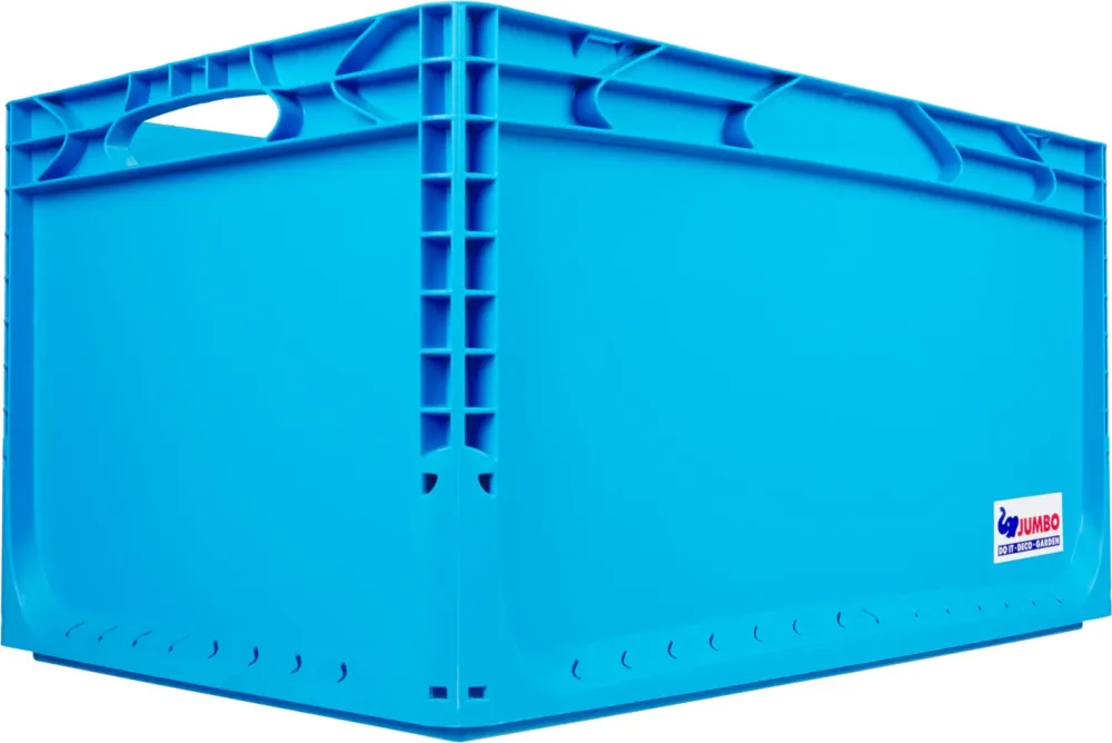 Jumbo Euronormbox Blau | 60 × 40 × 32 cm | 64 l