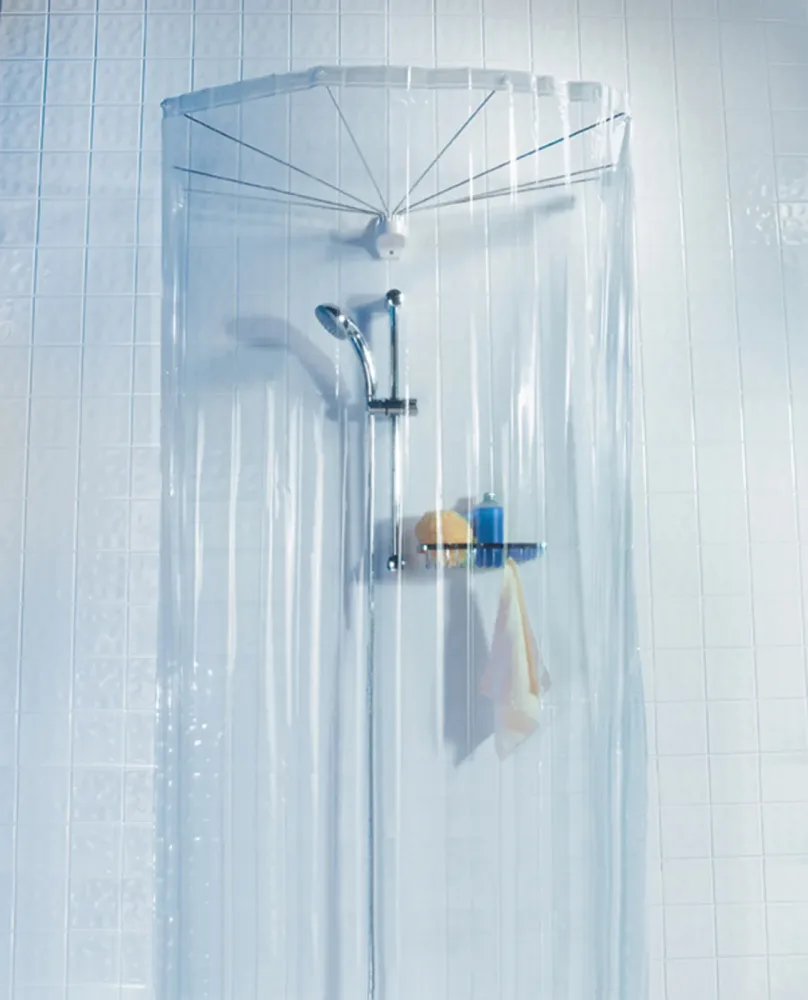 Spirella Duschvorhang Ombrella Clear | 200 × 170 cm