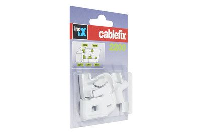 cablefix 3200_weiß Kabelkanal Stoß-Stellenverbindung 10 St. Weiß