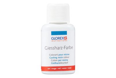 Glorex Giessharz-Farbe Rot | 20 ml