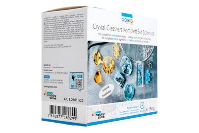 Glorex Crystal-Giessharz Starter-Set Niedertemperatur