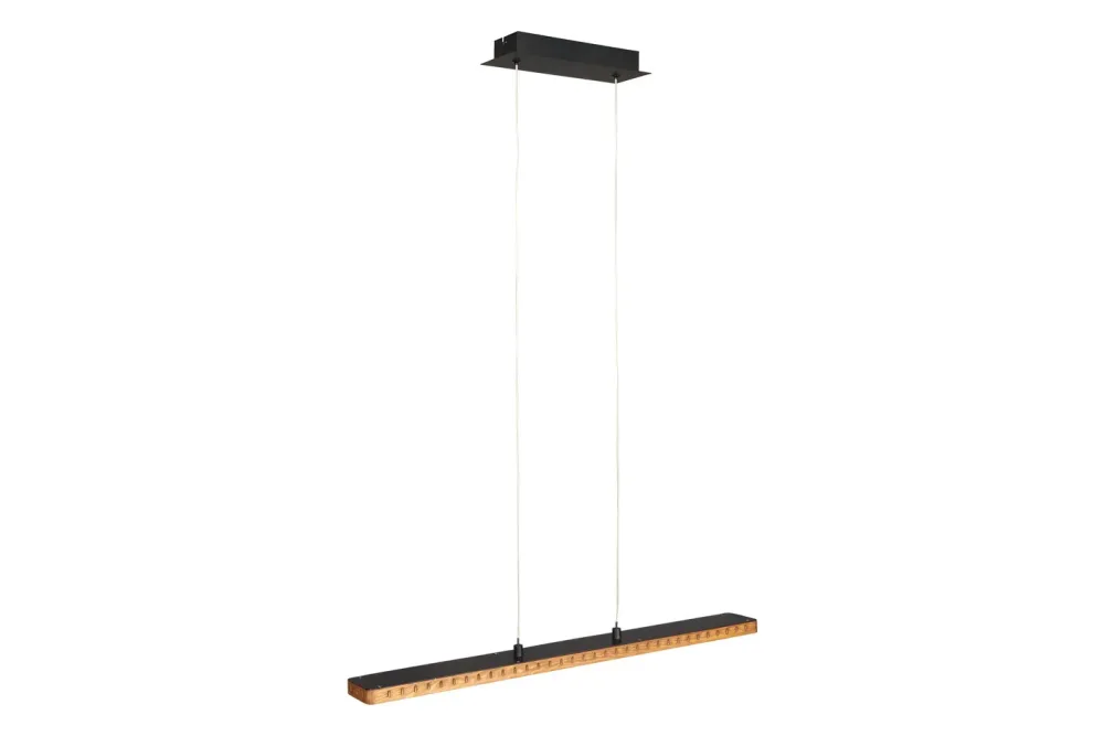 Solaris LED-Hängeleuchte Mattschwarz | 18 W | 3 Stufendimmer