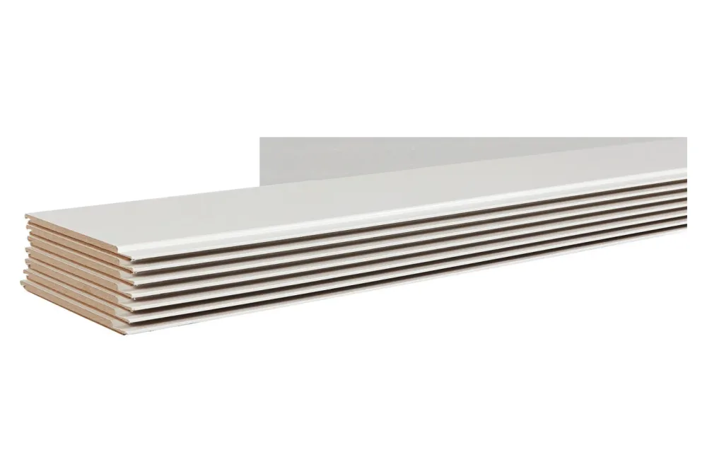 BP Wandpaneele Kristallweiss 2600 x 150 x 8 mm | 2.73m2 | 7 Stk.
