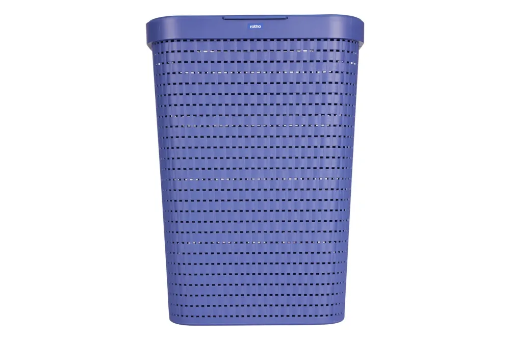 Rotho Wäschesammler Country 55L blau