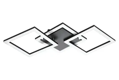 Eglo Paranday-Z Deckenleuchte (ZigBee) Schwarz-Weiss | 31 × 65 × 6 cm