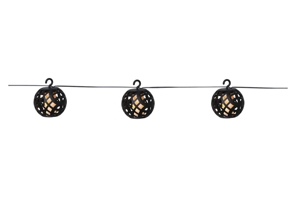Star Trading Solar-Lichterkette Flame | Kunststoff | Ipx4