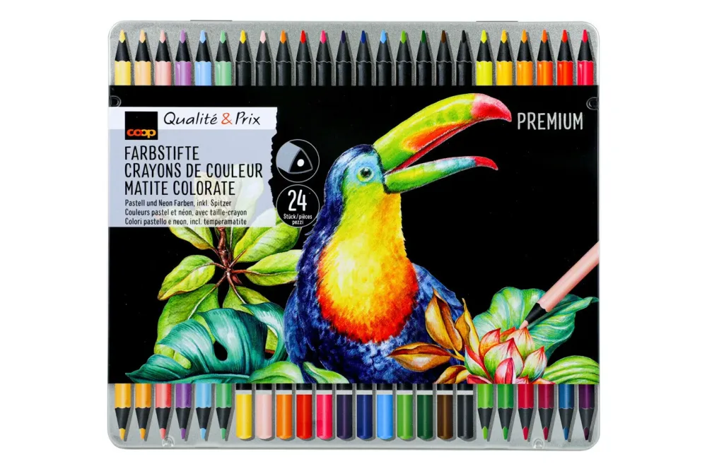 Coop Qualité & Prix Farbstifte Premium 24 Stück