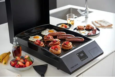 Forge Adour Plancha Cooking 404456 Elektrogrill – Plancha Grill – schwarz
