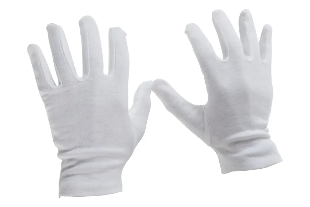 Ayce Handschuhe Baumwolle weiss L
