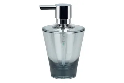 Spirella Seifenspender Max Light Grau | 14.5 × 8.5 × 8.5 cm