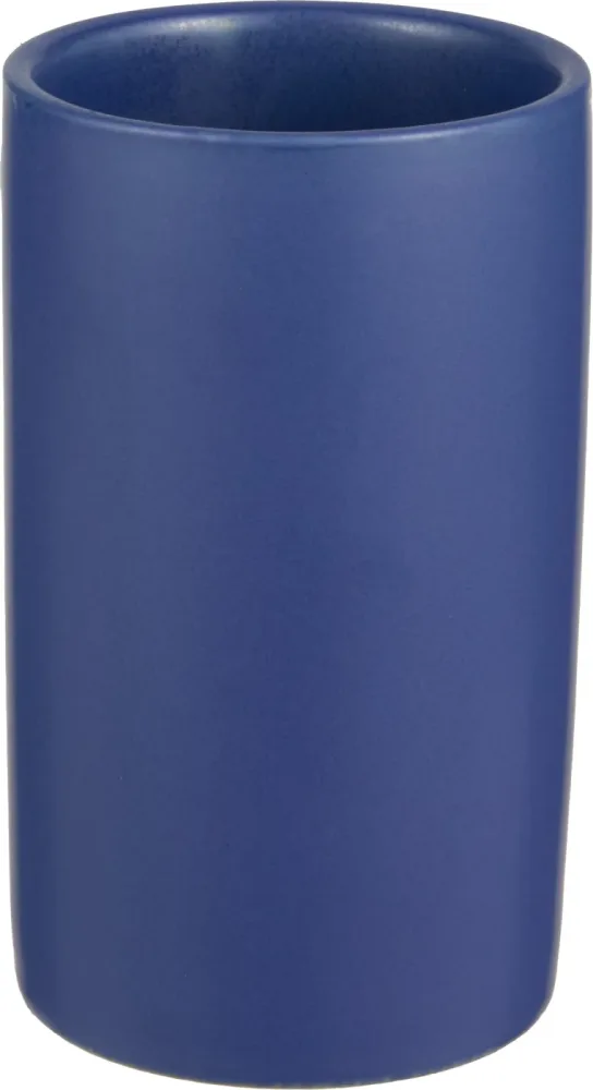 Spirella Tube Matt Dunkelblau Becher | ⌀ 7 × 11.5 cm