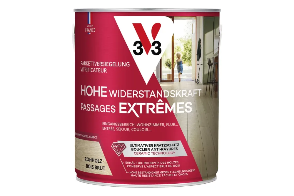 Parkettversiegelung Hohe Widerstandskraft Rohholz 2,5L