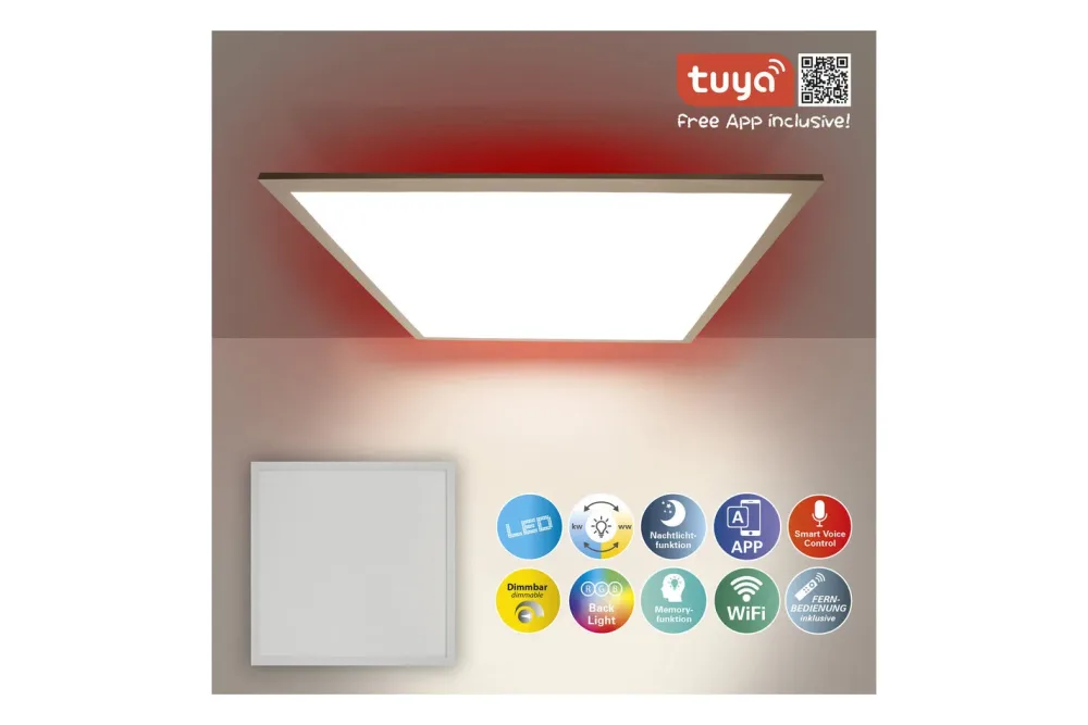 Näve LED-Panel Backlight | 45 × 45 cm | 21 W