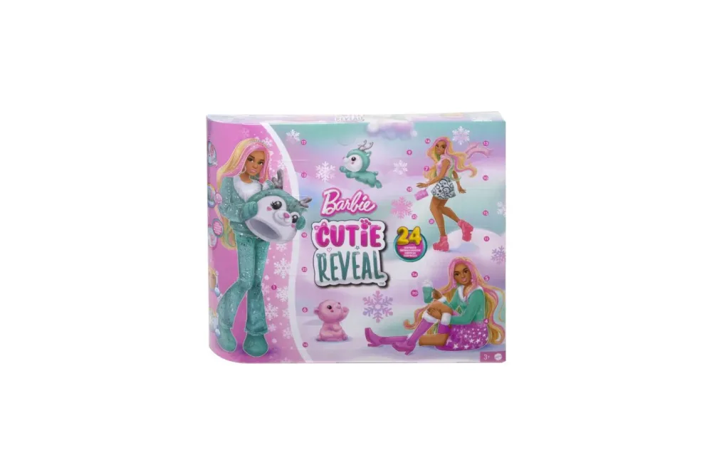 Barbie - Cutie Reveal Adventskalender, Multicolor