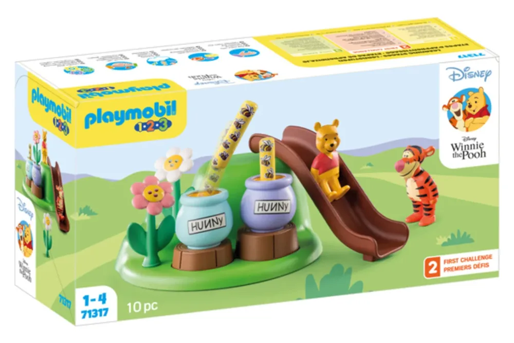 Playmobil - 71317 1.2.3 & Disney - Winnies & Tiggers Bienengarten, Multicolor