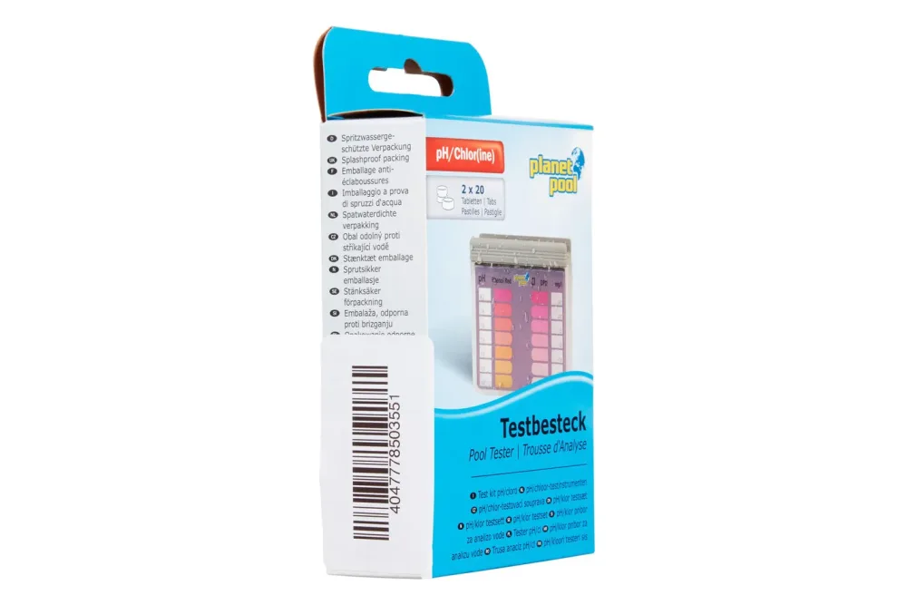 Summer Fun pH/Chlor Testbesteck | 2 × 20 Tabletten