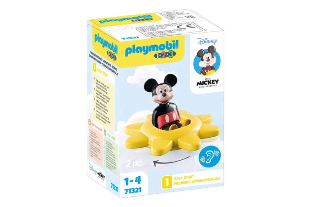 Playmobil - 71321 Mickys Drehsonne mit Rasselfunktion, Multicolor