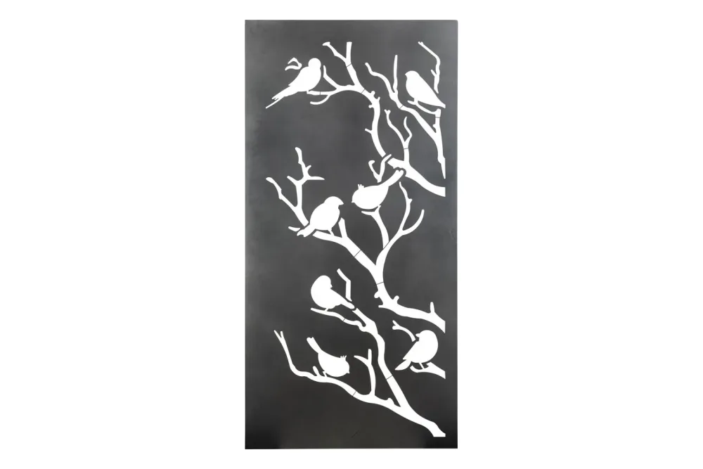 Nouvel Paravent Birdie Anthrazit | 2 × 1 m