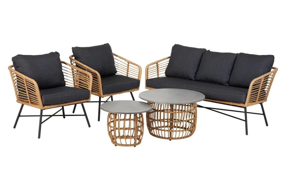 Home and More Lounge-Set Hawkins | 3-Sitzer