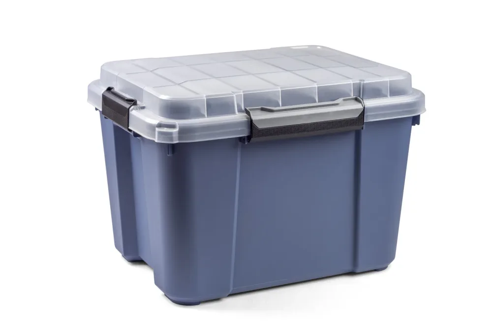 Curver Scuba Box M Blau-Transparent | 34 × 39 × 49.5 | 45 l