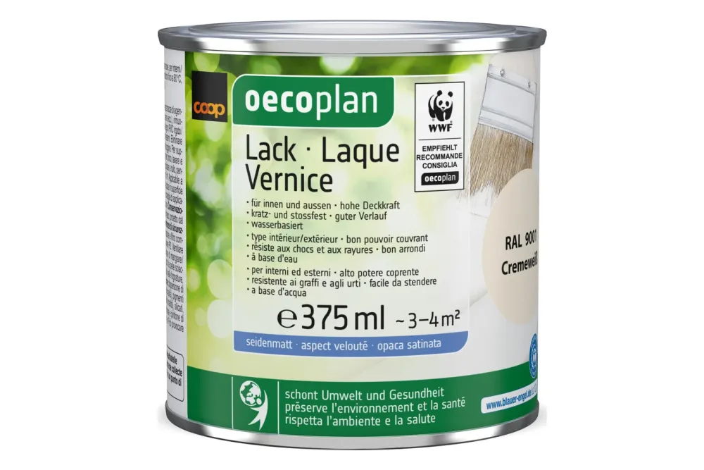Oecoplan Lack seidenmatt Cremeweiss 375ml