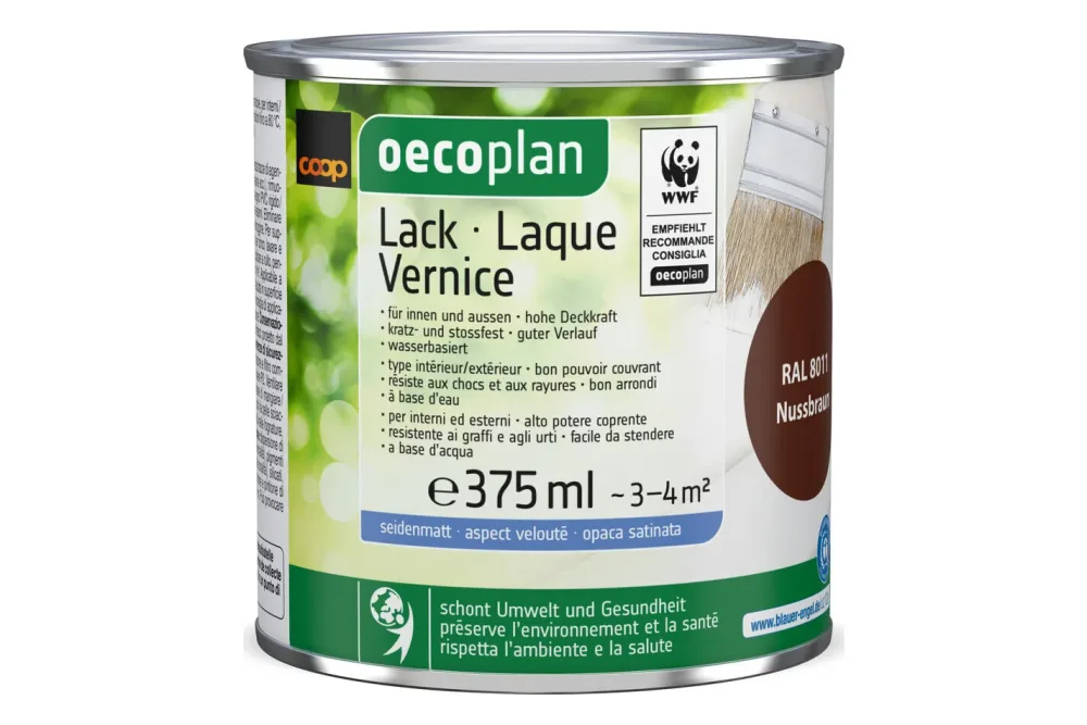 Oecoplan Lack seidenmatt Nussbraun 375ml