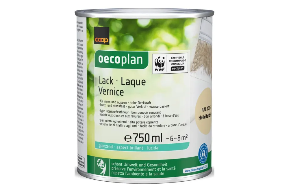 Oecoplan Lack glänzend Hellelfenbein 750 ml