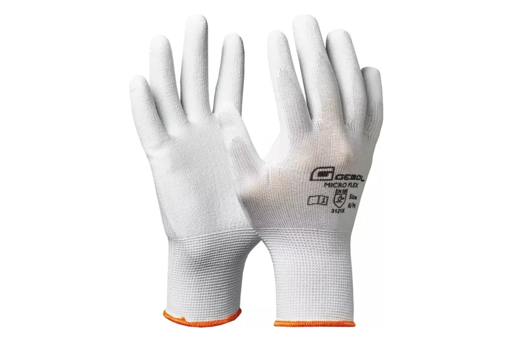 Gebol Handschuh Micro Flex weiss 7